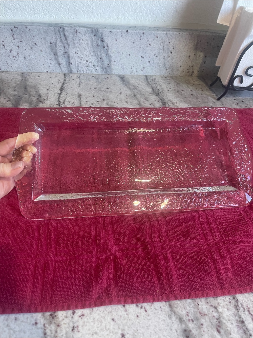 Vintage Crate & Barrel Orion Rectangular Serving Platter